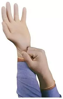 Ansell TouchNTuff 69-318 Latex-Einweghandschuhe Puderfrei, Wei&szlig;, Gr&ouml;&szlig;e M, 100 St&uuml;ck (69-318516701)