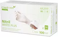 Medi-Inn Nitril White Plus Einmalhandschuhe, wei&szlig;, puderfrei, Gr. S 1000 St
