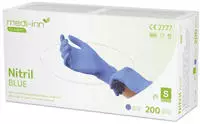 Medi-Inn Nitril blue Einmalhandschuhe Big Box, blau, puderfrei, 200er Pack, Gr....