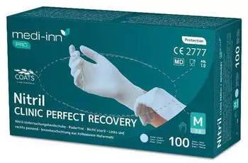 Medi-Inn PRO Nitril Clinic Perfect Recovery Einmalhandschuhe M / 100 St&uuml;ck