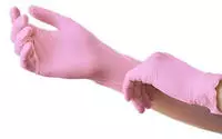 Medi-Inn Nitril Pink Plus Einmalhandschuhe, puderfrei, Gr. XL 1000 St