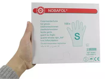 NOBAMED Noba Nobafol PE-Folienhandschuhe S / 20 x 100 = 2000 St&uuml;ck
