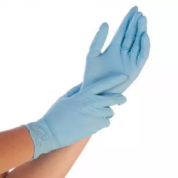 Hygostar Safe Premium Nitrilhandschuhe blau puderfrei VE 1000 St&uuml;ck 9/L