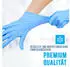 IEA Medical Nitrilhandschuhe L Blau 100 Stück Einweghandschuhe Reißfest Untersuchungshandschuhe Latexfreie Handschuhe Einmalhandschuhe