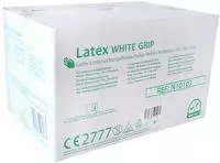 Medi-Inn Latex white grip Einmalhandschuhe puderfrei, Gr. S 1000 St