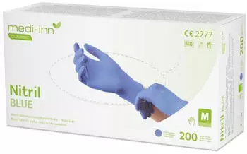Medi-Inn Einmalhandschuhe Nitril blue puderfrei Big Box VE 2000 St&uuml;ck M