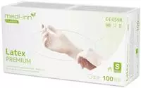 Medi-Inn Latex Premium Einmalhandschuhe, wei&szlig;, puderfrei, Gr. S 1000 St