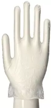 Medi-Inn Vinyl Light Einmalhandschuhe gepudert transparent 100 St&uuml;ck / S