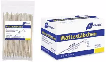 Meditrade Watteträger unsteril kleiner Kopf 15cm 1260