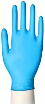Medi-Inn Latex blue grip Einmalhandschuhe puderfrei Menge: 100 St&uuml;ck / Gr&ouml;&szlig;e: M (medium)