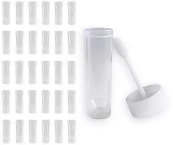 Medi-Inn Stuhlr&ouml;hrchen Untersuchungsr&ouml;hrchen Stuhlprobenbecher transparent 5 x 10 = 50 St&uuml;ck