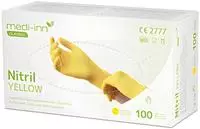 Medi-Inn Nitril Yellow Einmalhandschuhe, gelb, puderfrei, Gr. M 1000 St