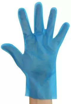 Hygostar Allfood Thermosoft TPE-Handschuhe blau VE 2000 St&uuml;ck XL