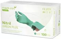 Medi-Inn Nitril Green Plus Einmalhandschuhe puderfrei, Gr. S 1000 St