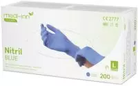 Medi-Inn Nitril blue Einmalhandschuhe Big Box, blau, puderfrei, 200er Pack, Gr....
