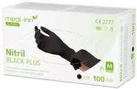Medi-Inn Nitril Black Plus Einmalhandschuhe, schwarz, puderfrei, Gr. XL 1000 St
