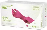 Medi-Inn Nitril Magenta Einmalhandschuhe, puderfrei, Gr. S 1000 St