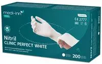 Medi-Inn PRO Clinic Perfect White Nitril-Einmalhandschuhe, wei&szlig;, puderfrei, Gr. S