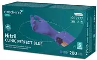 Medi-Inn PRO Clinic Perfect Blue Nitril-Einmalhandschuhe, blau, puderfrei, Gr. S 2000
