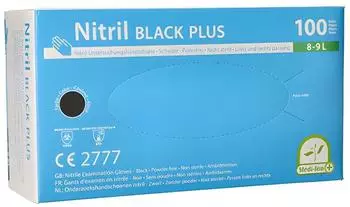 Medi-Inn Einmalhandschuhe Nitril Black plus puderfrei VE 1000 St&uuml;ck L