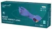 Medi-Inn PRO Nitril Clinic Perfect Long Einmalhandschuhe puderfrei, Gr. M 100 St