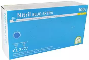 Medi-Inn Einmalhandschuhe Nitril blue extra puderfrei VE 1000 St&uuml;ck S