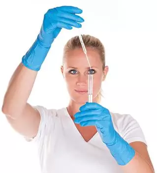 Hygostar Super High Risk Chemikalienschutzhandschuhe blau VE 500 St&uuml;ck 8/M