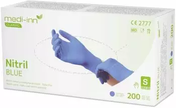 Medi-Inn Nitril blue Einmalhandschuhe Big Box 200 St&uuml;ck S / 200 St&uuml;ck
