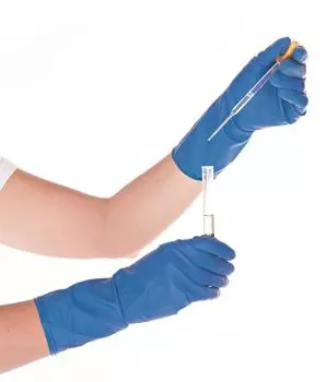 Hygostar High Risk Chemikalienschutzhandschuhe blau VE 500 St&uuml;ck 10/XL