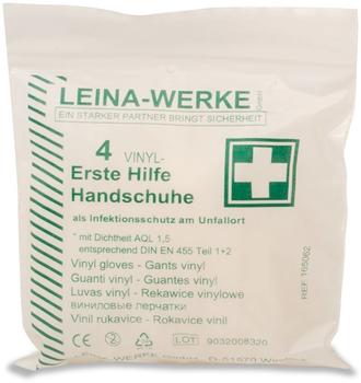 Leina-Werke Erste-Hilfe-Handschuhe - Vinyl DIN EN 455
