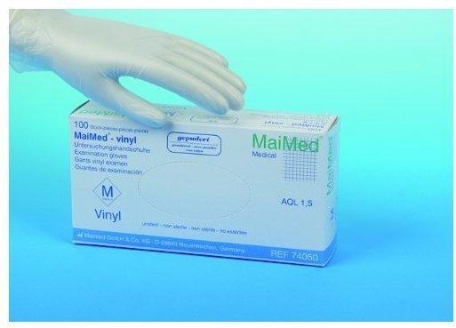 MaiMed Vinyl-Handschuhe gepudert Gr. M (100 Stk.)