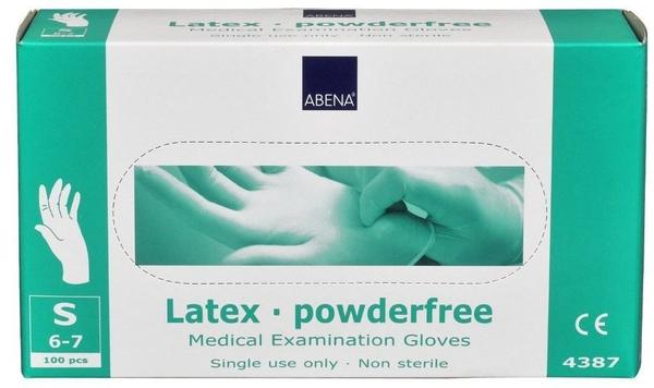 Abena Latex-Handschuhe puderfrei Gr. S (100 Stk.)