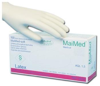 MaiMed Soft Latex-Untersuchungshandschuhe puderfrei Gr. XS (100 Stk.)
