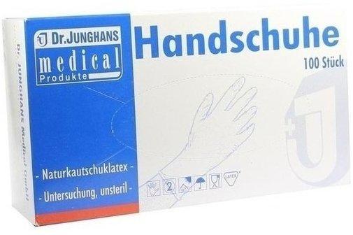 Dr. Junghans Medical Latex-Handschuhe puderfrei Gr. M (100 Stk.)