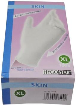 Hygostar Skin Latex weiß gepudert Gr. XL (100 Stk.)