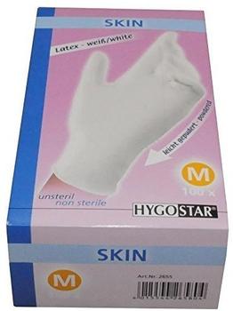 Hygostar Skin Latex weiß gepudert Gr. M (100 Stk.)