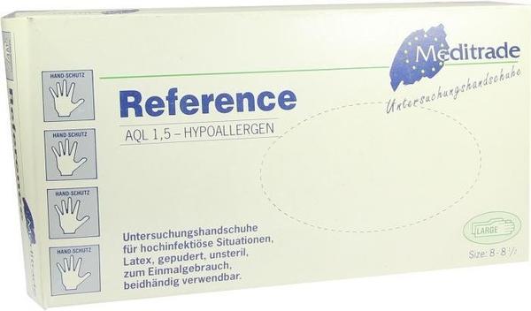 Rösner-Mautby Reference Latex-Handschuhe gepudert Gr. L (100 Stk.)