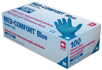Ampri Blue Comfort Latex-Untersuchungshandschuhe puderfrei Gr. XL (100 Stk.)
