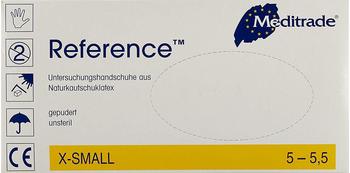 Rösner-Mautby Reference Latex-Handschuhe gepudert Gr. XS (100 Stk.)