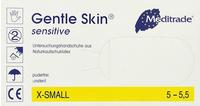 Meditrade unisex Einmalhandschuhe Gentle Skin sensitive beige Gr&ouml;&szlig;e XS, 100...