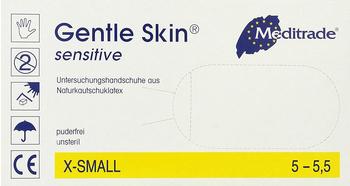 Rösner-Mautby Gentle Skin Sensitiv Latex-Handschuhe puderfrei Gr. XS (100 Stk.)