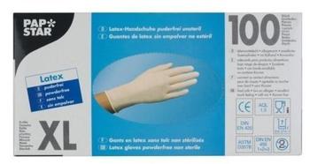 Papstar Latex-Handschuhe puderfrei weiss Gr. XL (100 Stk.)