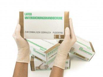 SF Medical Products Latexhandschuhe Gr. S (10 x 100 Stk.)