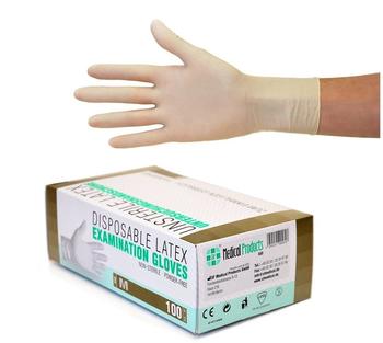 SF Medical Products Latexhandschuhe Gr. M (100 Stk.)