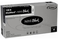 MaiMed Nitril Black Einmalhandschuhe Gr&ouml;&szlig;e M 100 St