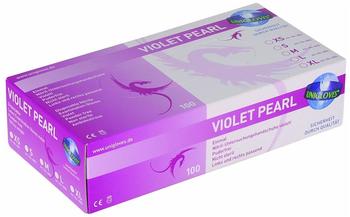 Unigloves Pearl Nitrilhandschuhe unsteril puderfrei violet Gr. L (100 Stk.)