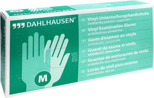 Dahlhausen Vinyl Handschuhe ungepudert Gr. M (100 Stk.)