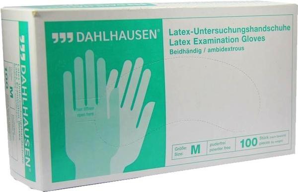 Dahlhausen Latex-Untersuchungshandschuhe ungepudert Gr. M (100 Stk.)