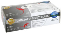 Unigloves 2404, Unigloves Select Black 2404 Handschuhe Latex, schwarz Gr. L,