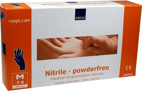 Abena Nitril-Handschuhe puderfrei Gr. M (100 Stk.)